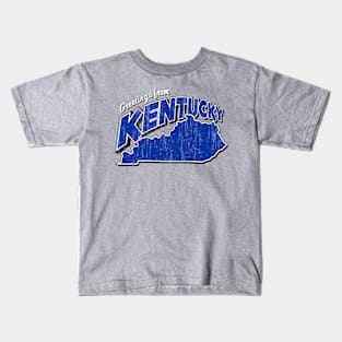 Greetings From Kentucky! Kids T-Shirt